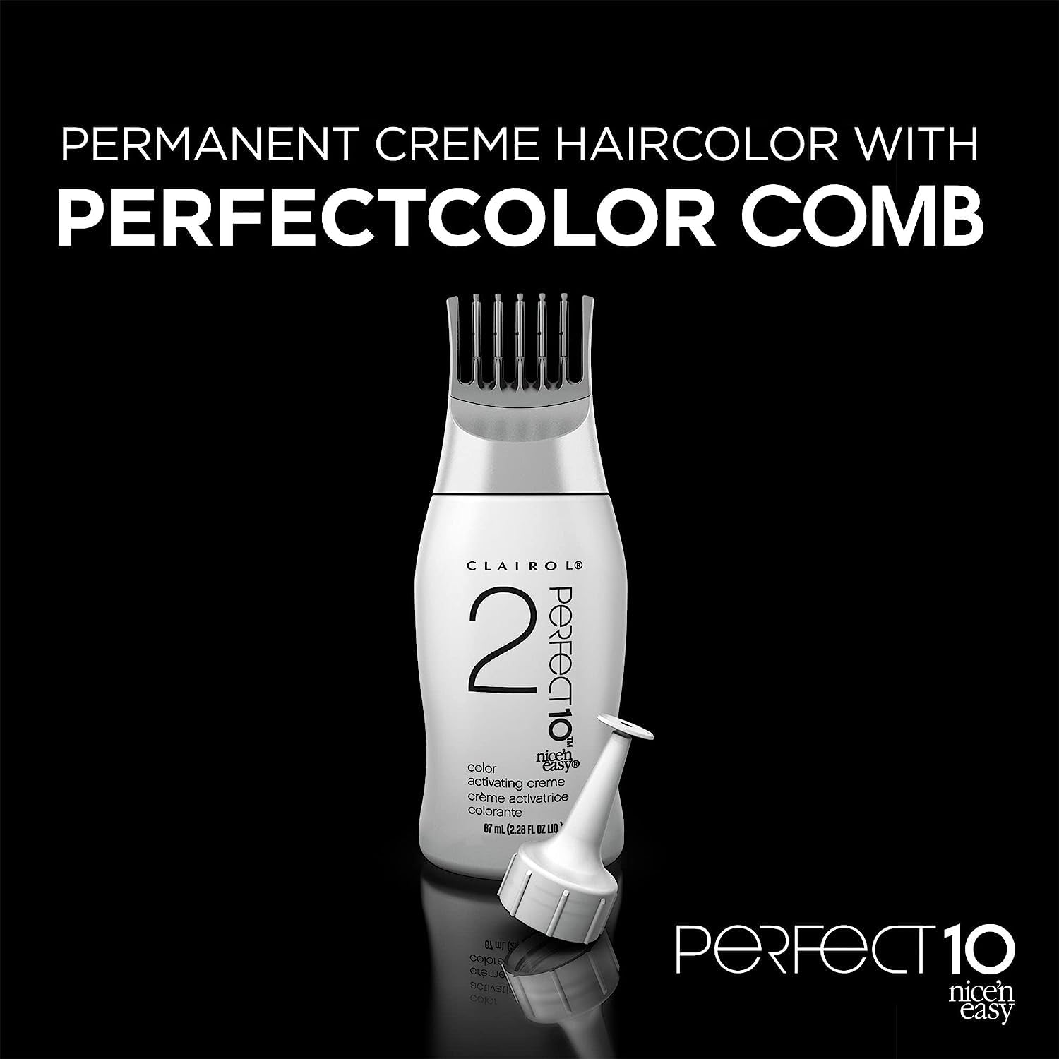Amazon.com : Clairol Nice'n Easy Perfect 10 Permanent Hair Dye, 4